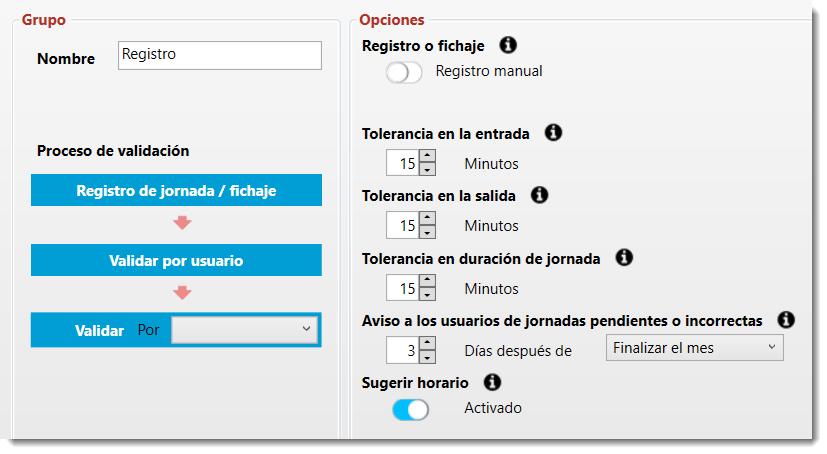 registro de jornada ForTiming